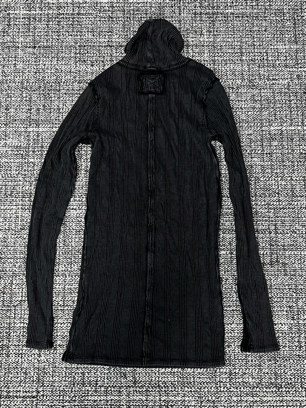 Free People Black Ribbed Turtleneck Bodycon Dress - Picture 3 of 7